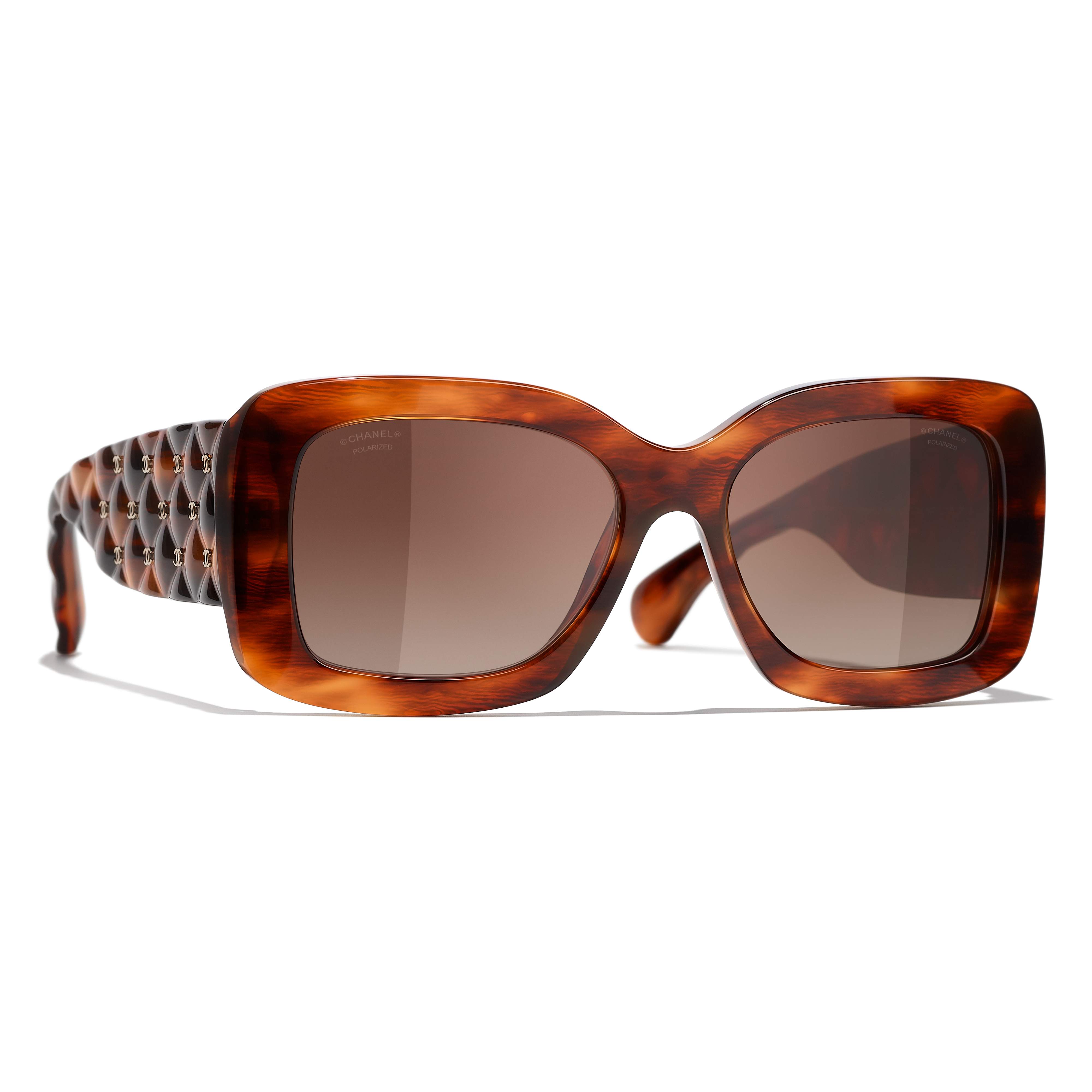 Sunglasses CHANEL CH5483 1077/S9 54-17 Striped Havana in stock Price € | Visiofactory