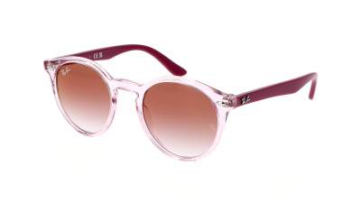 Sunglasses Ray-Ban RJ9064S 7052/V0 44-19 Transparent Pink in stock