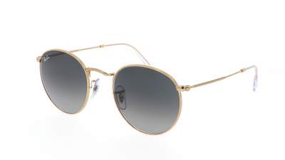 Sunglasses Ray-Ban Round metal RB3447 001/71 53-21 Gold in stock