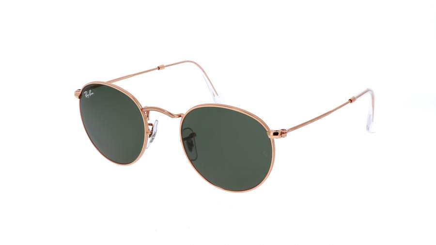 Bevidst Relativ størrelse Udholdenhed Sunglasses Ray-Ban Round metal RB3447 9202/31 47-21 Rose Gold in stock |  Price 78,25 € | Visiofactory