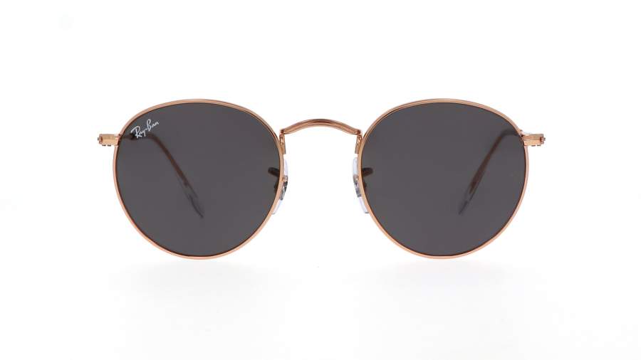 Sunglasses Ray-Ban Round metal RB3447 9202/B1 47-21 Rose Gold in stock