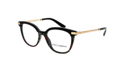 Eyeglasses Dolce & Gabbana DG3346 3317 50-18 Black/Red Roses Print in stock