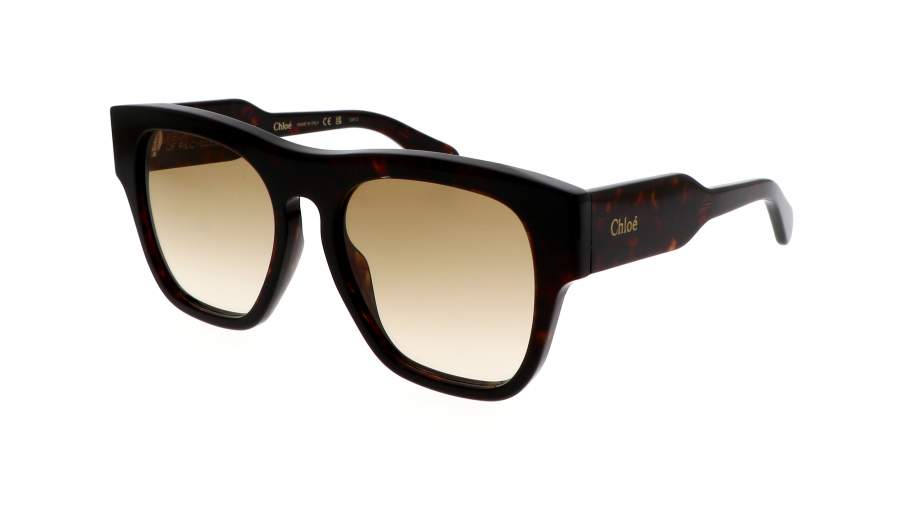 Chloé CH0045S Women's Round Sunglasses, Gold/Brown Gradient at John Lewis &  Partners