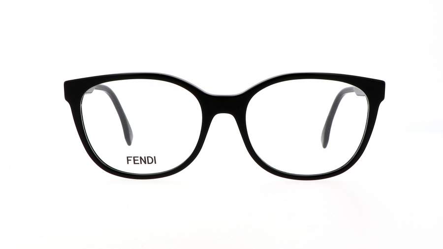 Brille FENDI FE50059I 001 55-17 Schwarz auf Lager