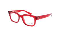 Ray-Ban Chad RX7217 RB7217 8265 52-22 Transparent Red