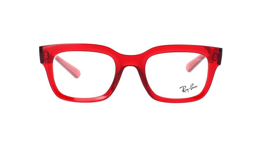 Brille Ray-Ban Chad RX7217 RB7217 8265 52-22 Transparent Red auf Lager