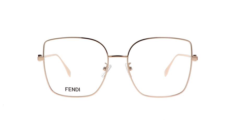 Eyeglasses FENDI FE50041U 028 56-17 Gold in stock