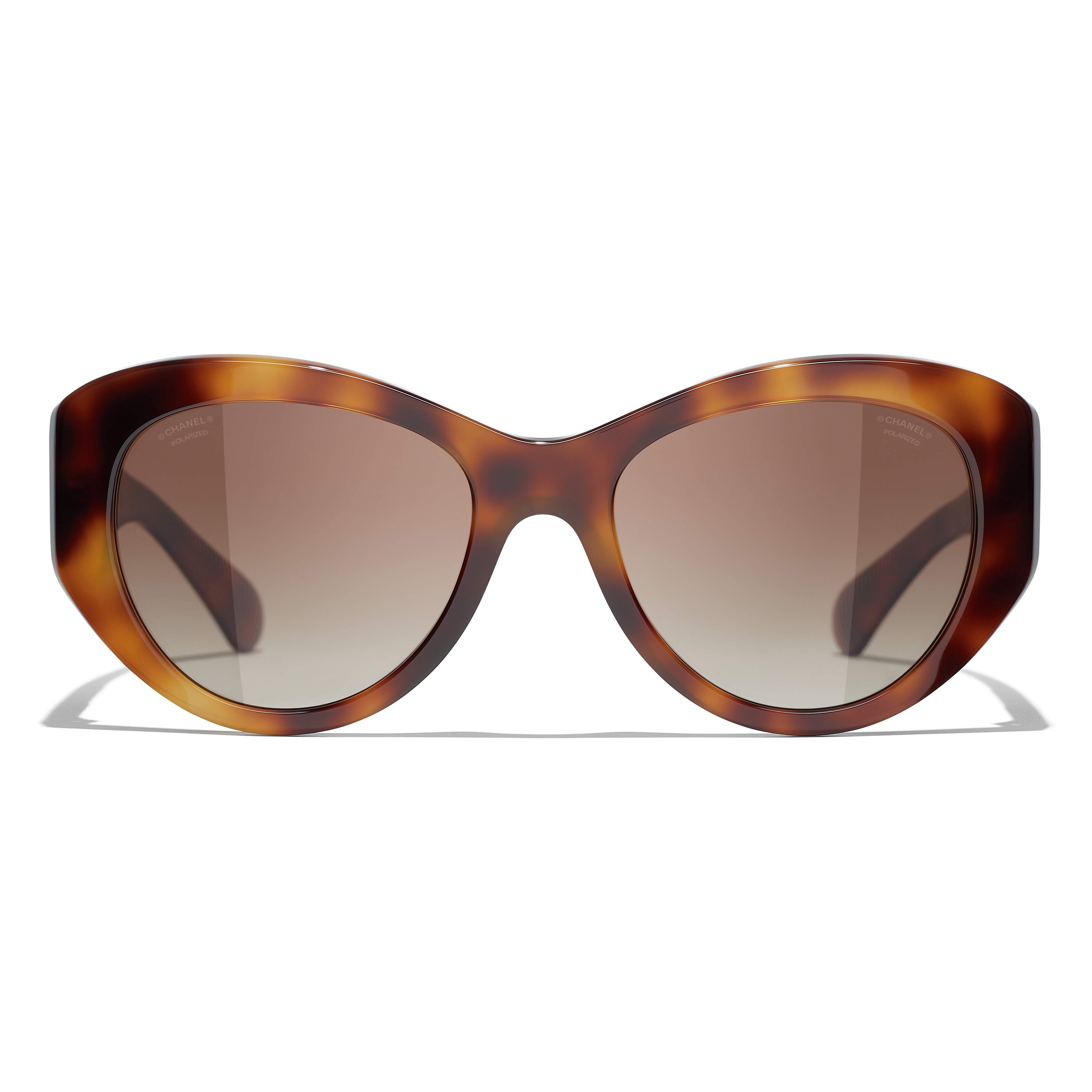 CHANEL Acetate Butterfly Sunglasses 5371 Tortoise 546694