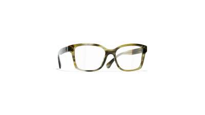 Eyeglasses CHANEL CH3451B 1729 53-17 Green Gray Striped in stock
