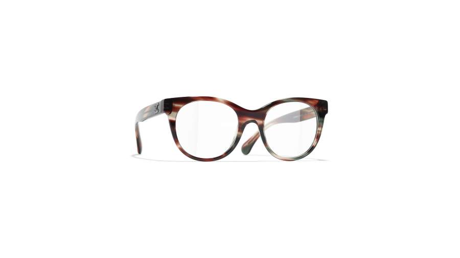 Eyeglasses CHANEL CH3450B 1727 51-19 Grey brown striped in stock
