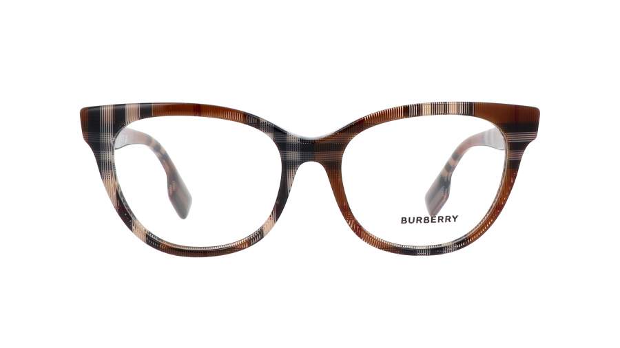 Eyeglasses Burberry Evelyn BE2375 3966 53-17 Check Brown in stock