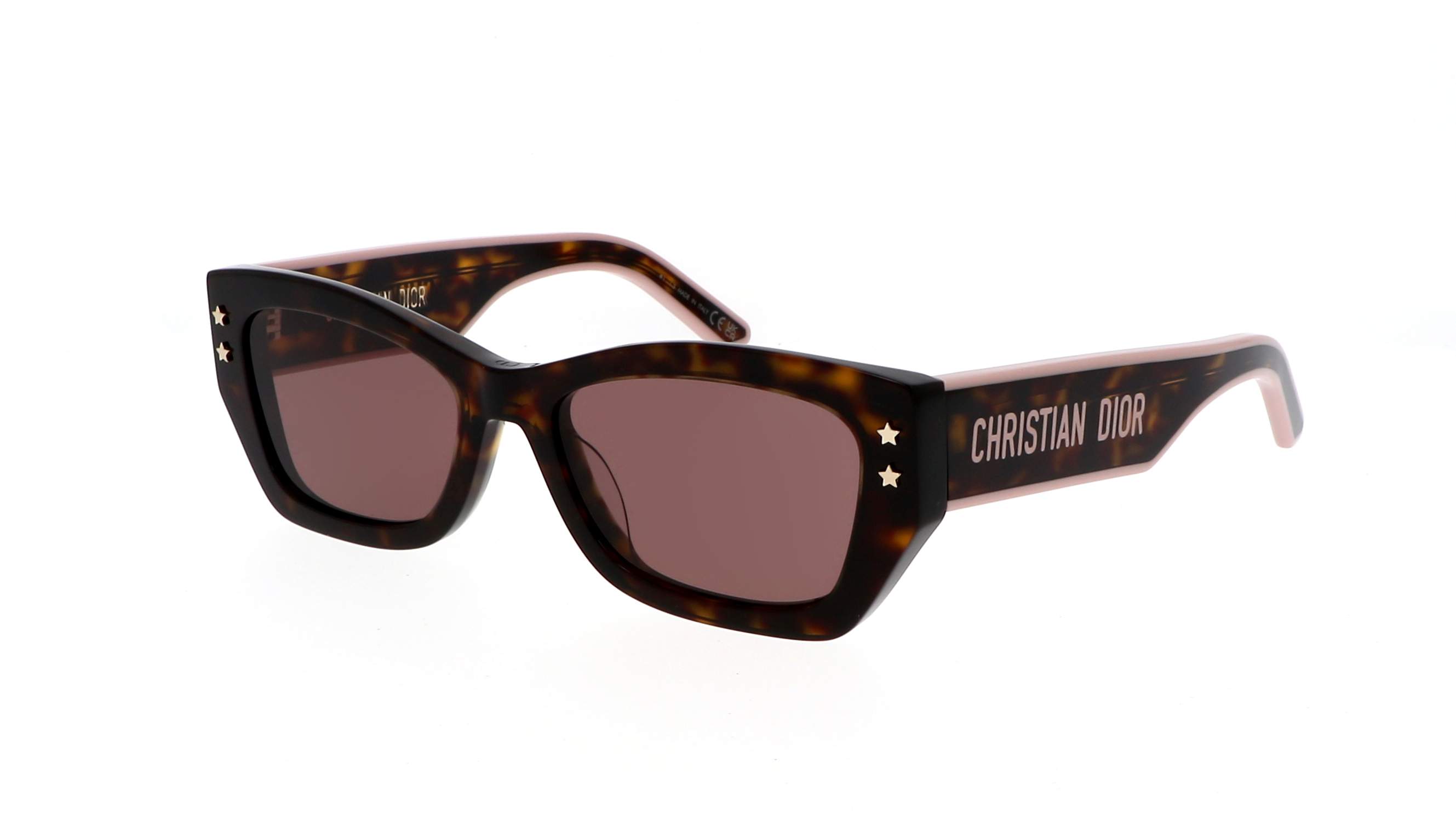 Sunglasses DIOR Pacific DIORPACIFIC S2U 25D0 53-17 Tortoise in 