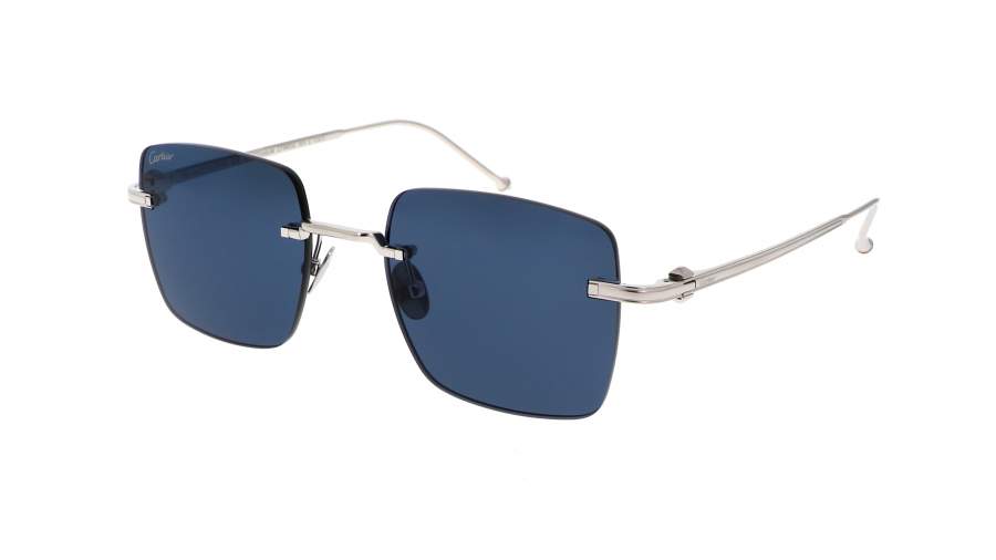 Sunglasses Cartier Exception CT0403S 001 52-20 Silver in stock | Price ...