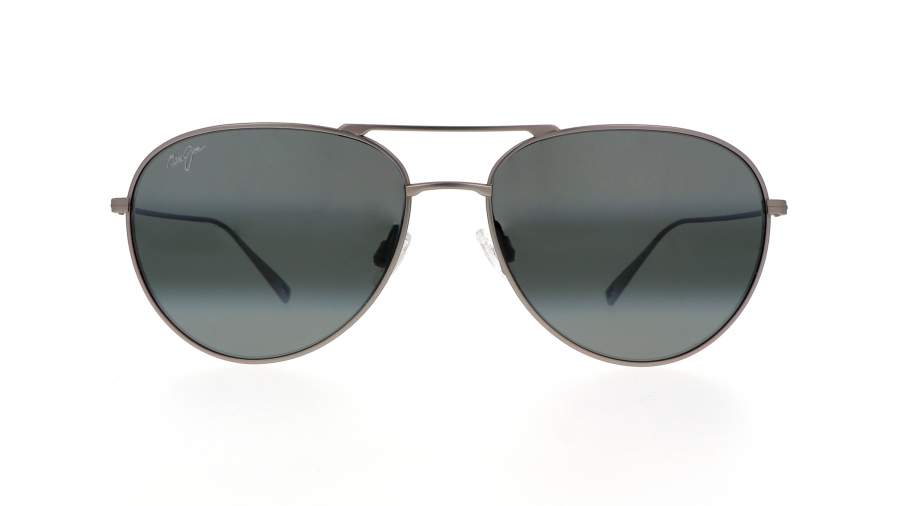Sonnenbrille Maui Jim Walaka 885-17 57-16 Grau auf Lager
