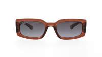 Ray-Ban Kiliane Bio-Based RB4395 6678/T3 54-21 Transparent Brown