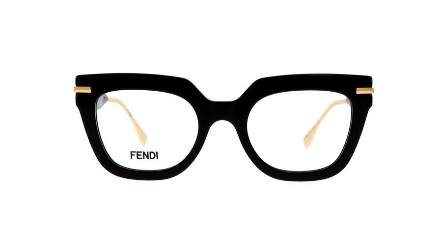 Brille FENDI FE50065I 001 50-21 Schwarz auf Lager