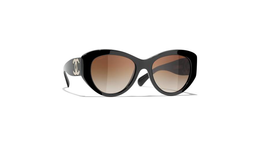 Sunglasses CHANEL CH5492 C622S5 54-19 Black in stock