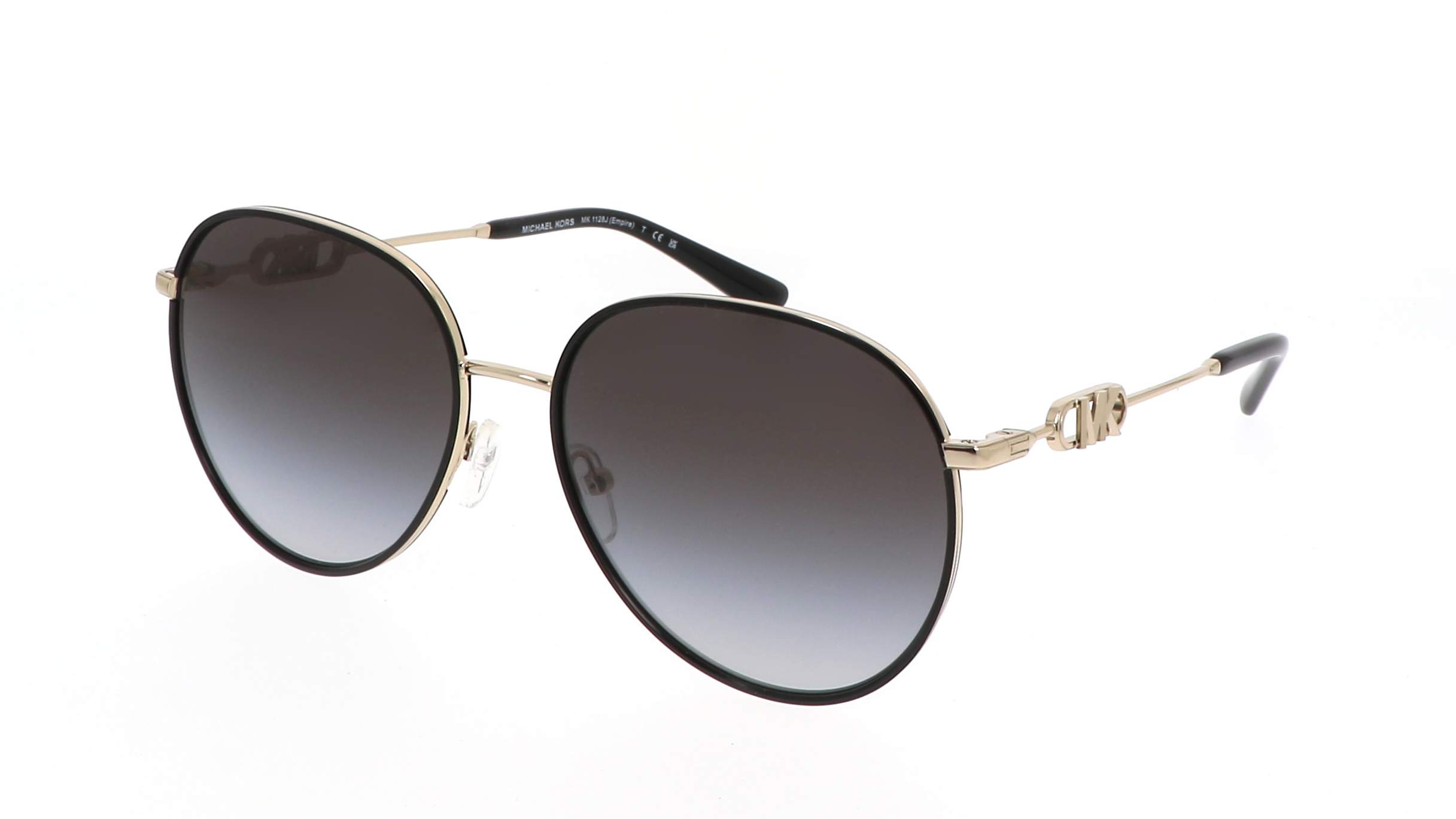 Sunglasses Michael kors Empire MK1128J 10148G 58-17 Light Gold in stock ...