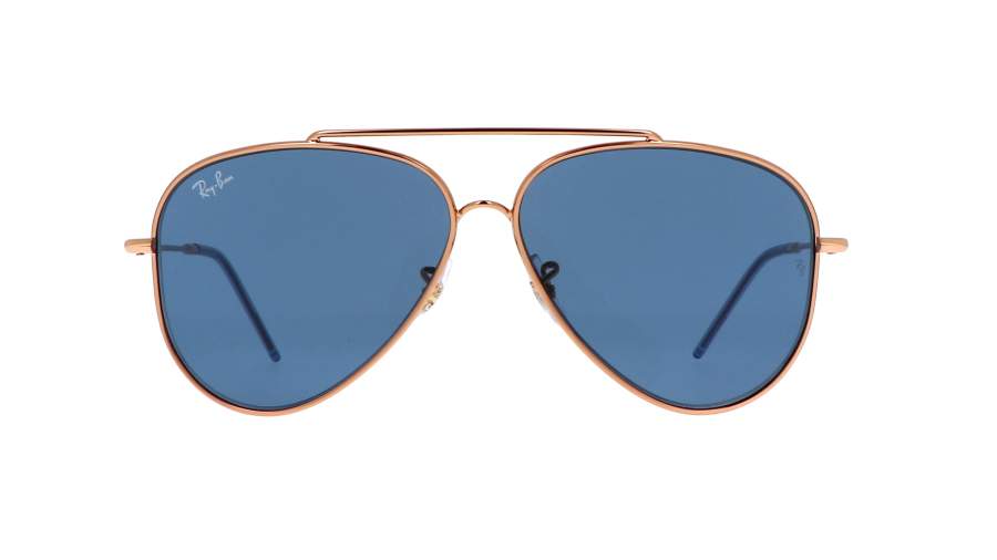 Sunglasses Ray-Ban Aviator Reverse RBR0101S 9202/3A 59-11 Rose Gold in stock