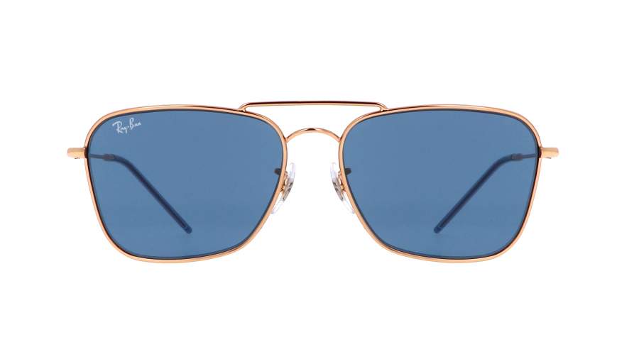 Sonnenbrille Ray-Ban Caravan Reverse RBR0102S 9202/3A 58-15 Rose Gold auf Lager