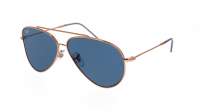 Sunglasses Ray-Ban Aviator Reverse RBR0101S 9202/3A 62-11 Rose Gold