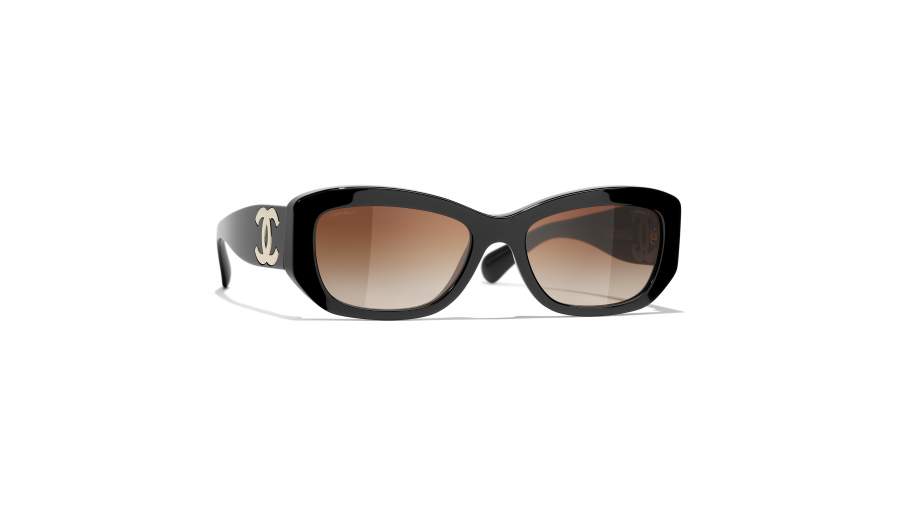 Sonnenbrille CHANEL CH5493 C622S5 55-18 Schwarz auf Lager