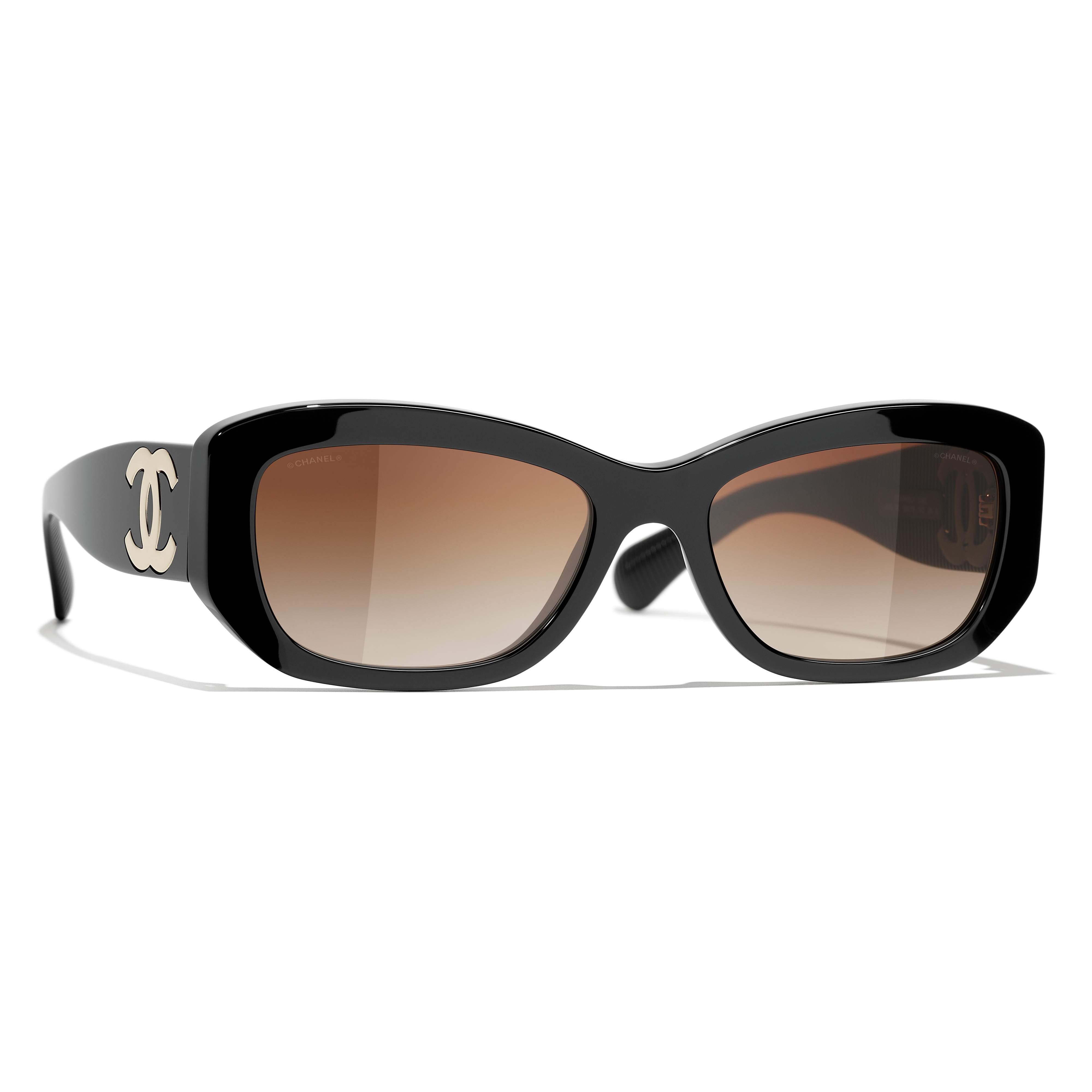Terapi chant Mærkelig Sunglasses CHANEL CH5493 C622S5 55-18 Black in stock | Price 241,67 € |  Visiofactory