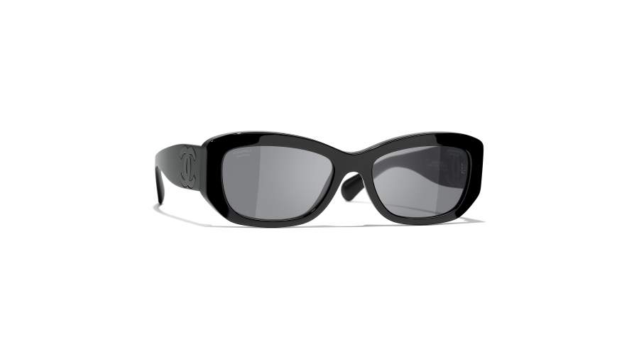 Sunglasses CHANEL CH5493 C888T8 55-18 Black in stock