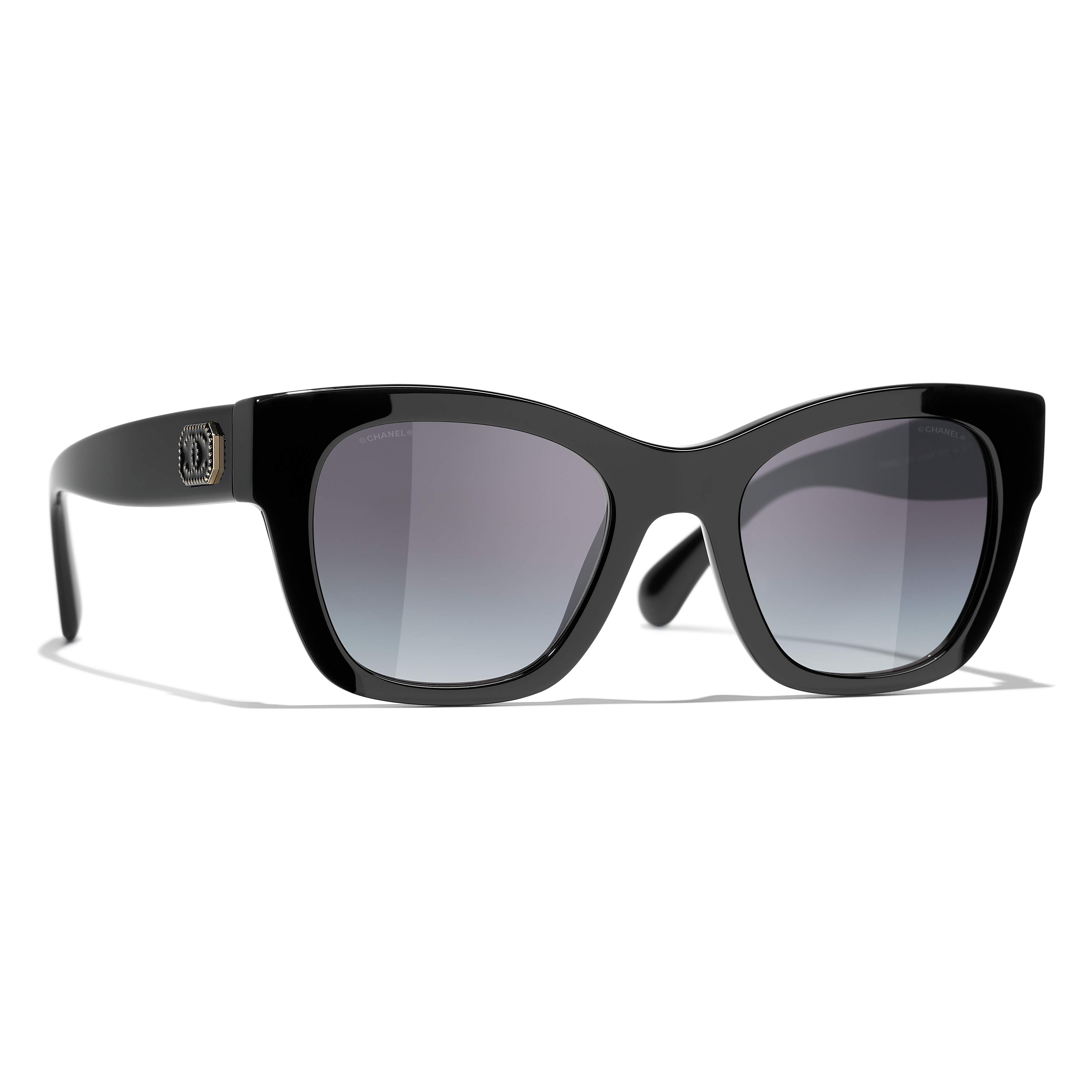 Chanel black & white sunglasses box (empty) from Luxottica