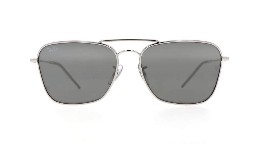Sonnenbrille Ray-Ban Caravan Reverse RBR0102S 003/GS 58-15 Silber auf Lager