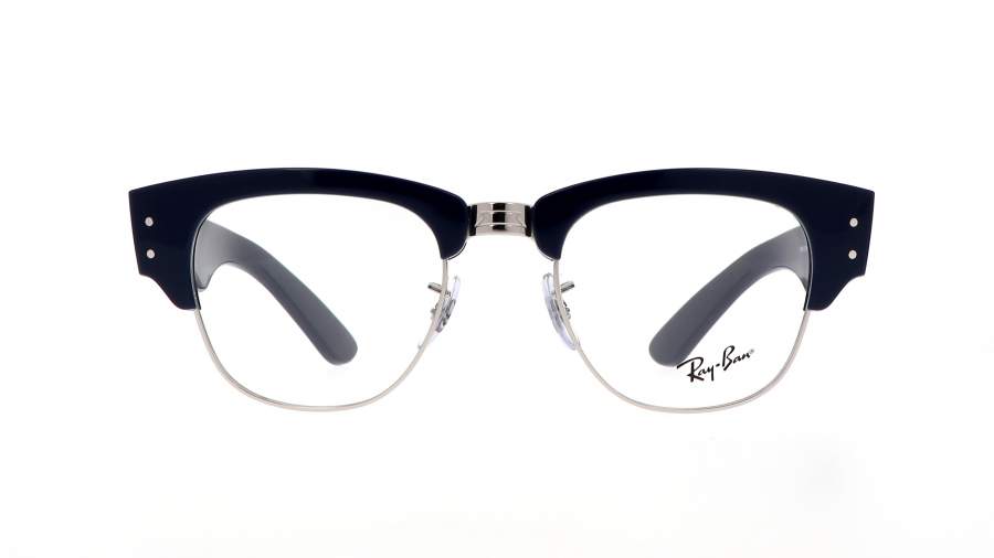 Eyeglasses Ray-Ban Mega clubmaster RX0316V RB0316V 8231 50-21 Blue on silver in stock