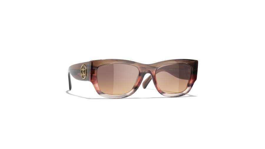 Sunglasses CHANEL CH5507 174418 54-19 Brown Gradient Orange in stock