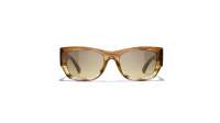 CHANEL CH5507 174511 54-19 Brown Gradient Yellow