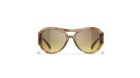 CHANEL CH5508 174311 56-18 Brown Gradient Olive