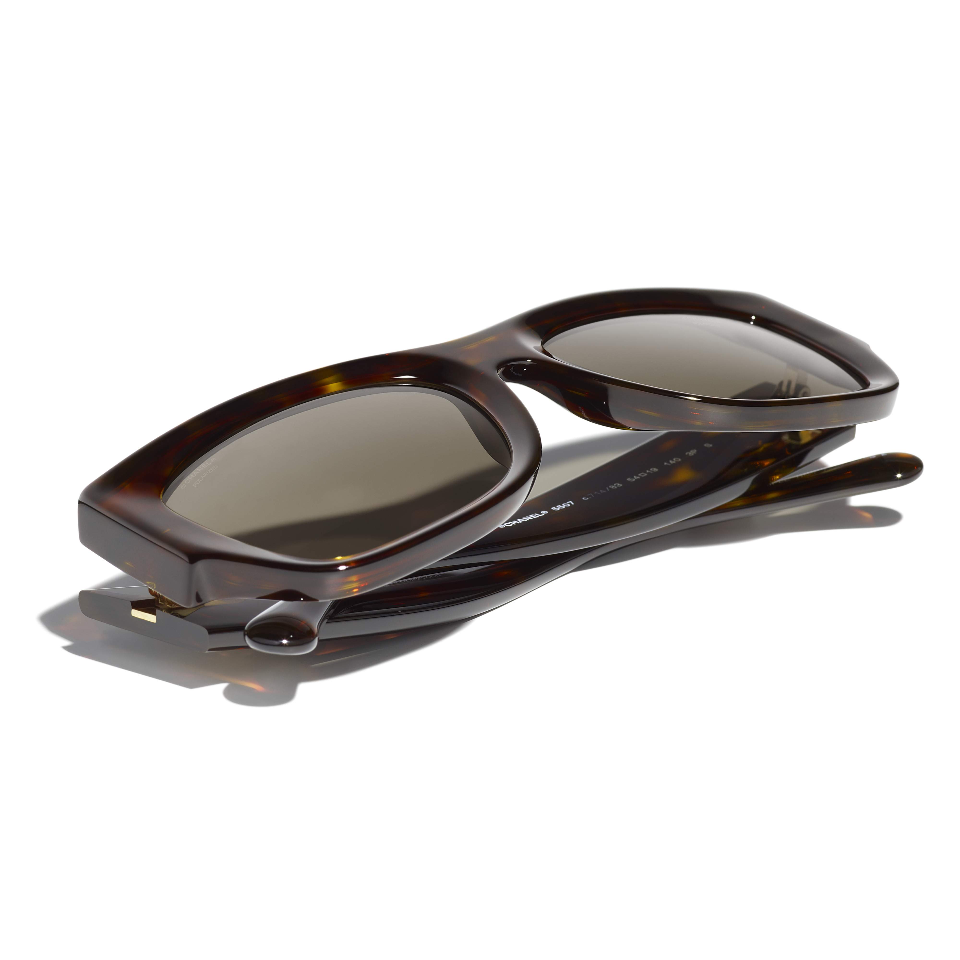 Sunglasses CHANEL CH5507 C71483 54-19 Dark havana in stock, Price 304,17 €