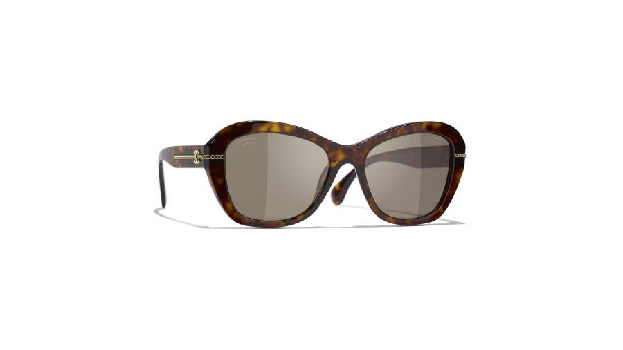 Sunglasses CHANEL CH5510 C71483 55-18 Dark havana in stock