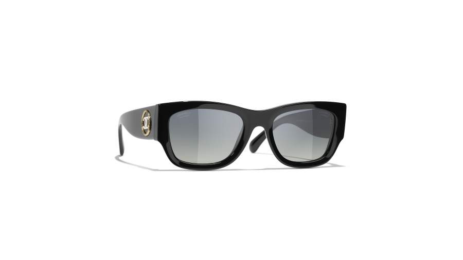 Sunglasses CHANEL CH5507 C622S8 54-19 Black in stock