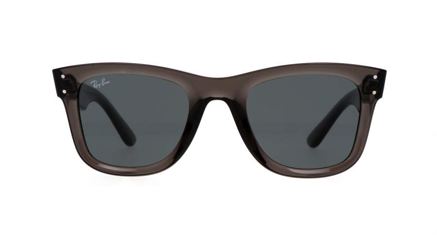 Sunglasses Ray-Ban Wayfarer Reverse RBR0502S 6707/GR 50-22 Transparent Dark Grey in stock