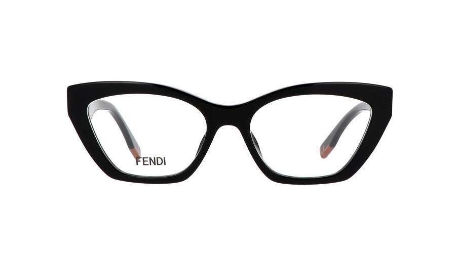 Brille FENDI FE50067I 001 54-17 Schwarz auf Lager