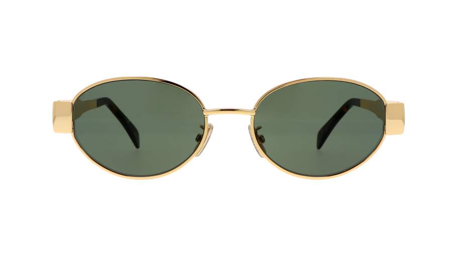 Sunglasses CELINE Triomphe Metal 01 CL40235U 30N 54-18 Gold in stock