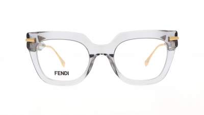 FF Around Oval Sunglasses in White - Fendi