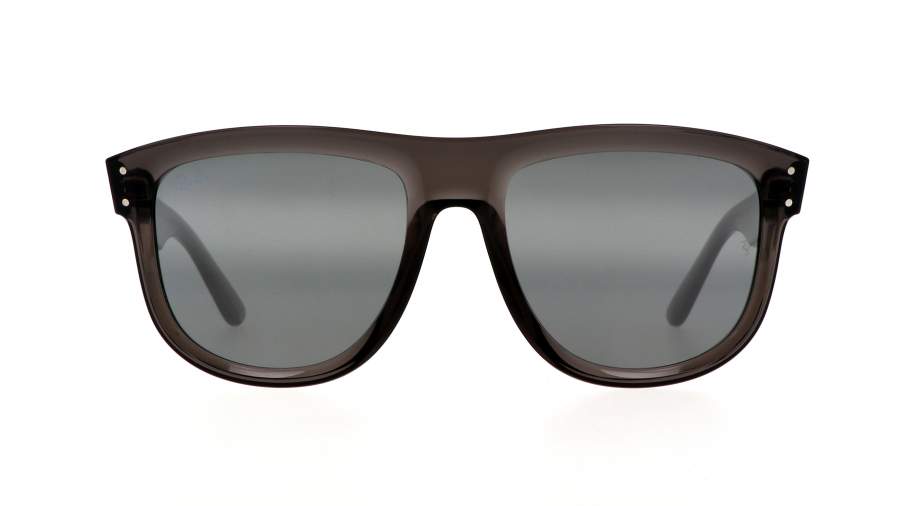 Sunglasses Ray-Ban Boyfriend Reverse RBR0501S 6707/GS 56-18 Transparent Dark Grey in stock