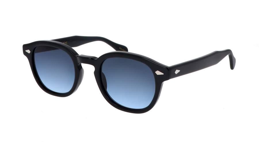 Okulary przeciwsłoneczne Moscot Lemtosh LEMTOSH SUN 46 BLACK DENIM BLUE Czarny
