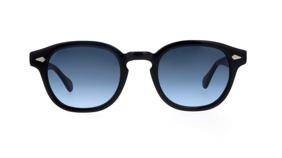 Sonnenbrille Moscot Lemtosh LEMTOSH 46 BLACK DENIM BLUE Schwarz auf Lager