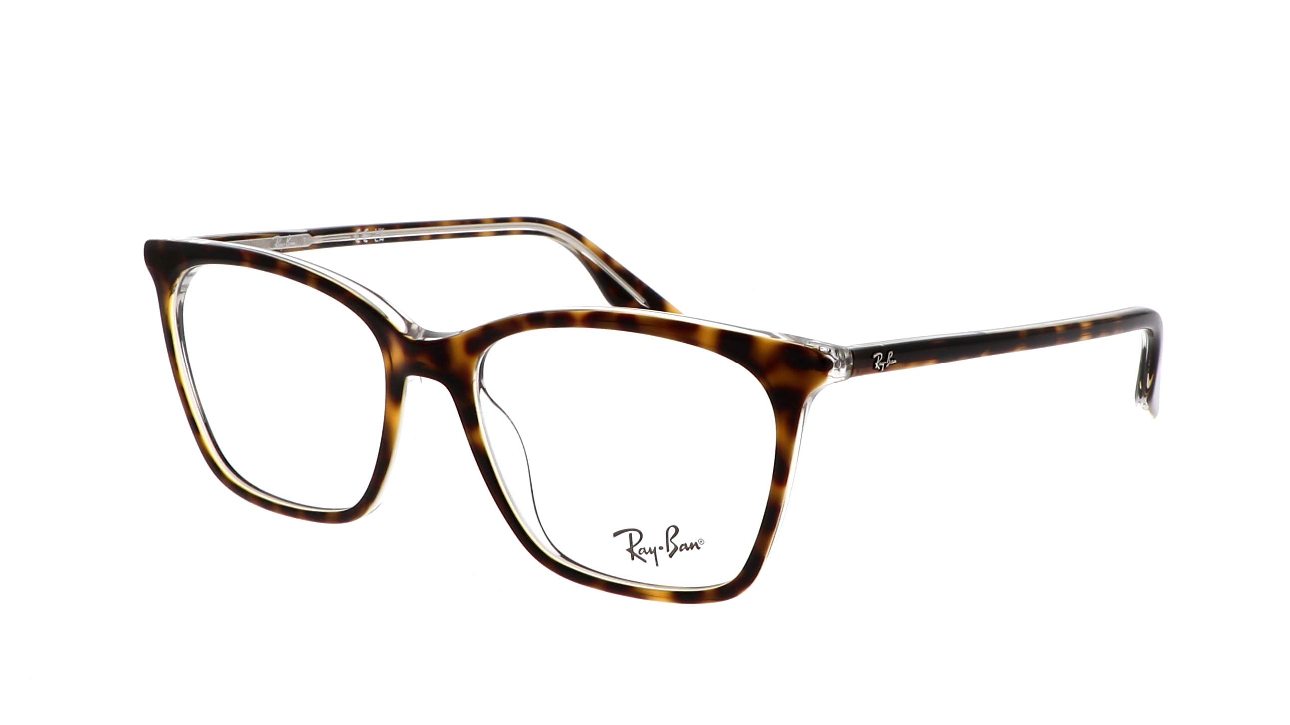 Eyeglasses Ray-Ban RX5422 RB5422 5082 52-16 Havana on transparent in ...