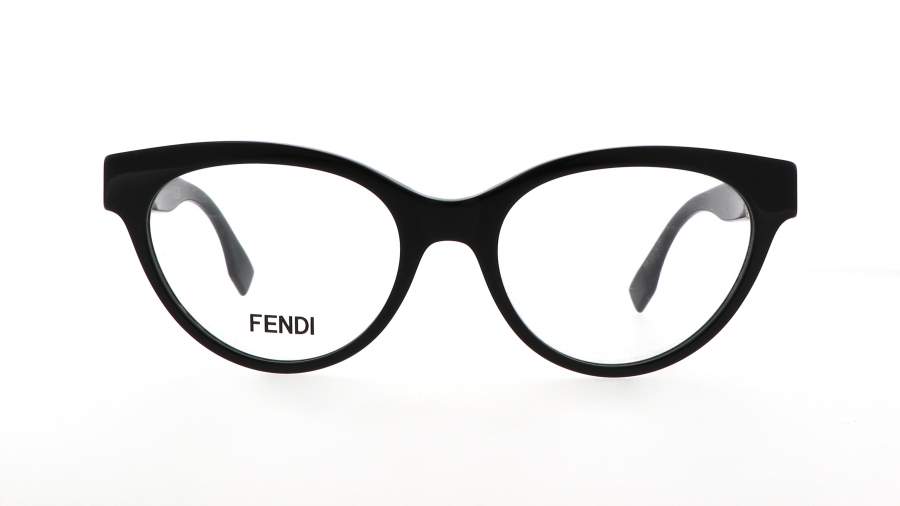Brille FENDI FE50066I 001 53-18 Schwarz auf Lager