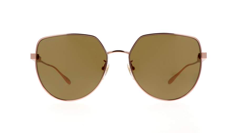 Sonnenbrille Gucci Lettering GG1435SA 002 58-17 Gold auf Lager