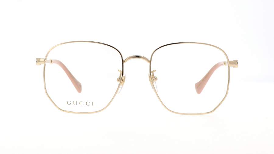 Lunettes de vue Gucci Gg logo GG1420OK 003 54-18 Gold en stock