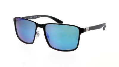 Sunglasses Ray-Ban RB3721CH 9144/A1 59-17 Black on Silver in stock