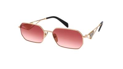 Sunglasses Prada PR A51S 5AK40C 58-17 Gold in stock